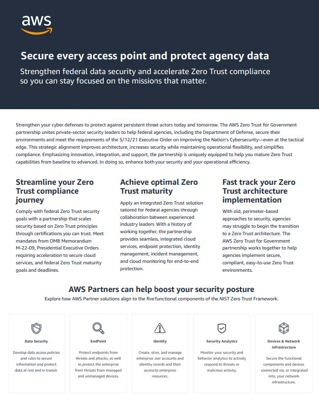 Secure every access point and protect agency data