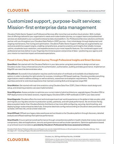 Customized Support, Purpose-Built Services: Mission-first Enterprise Data Management
