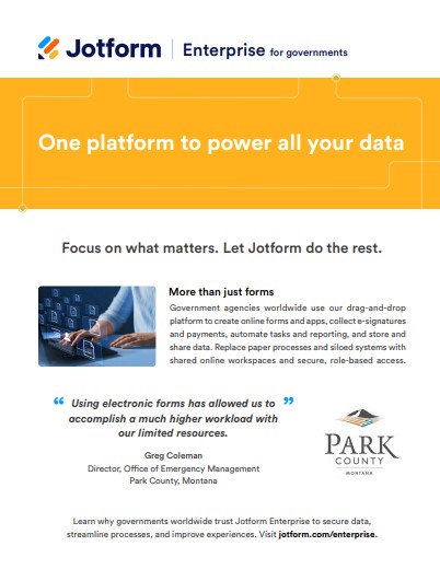 Enterprise for governments: One platform to power all your data
