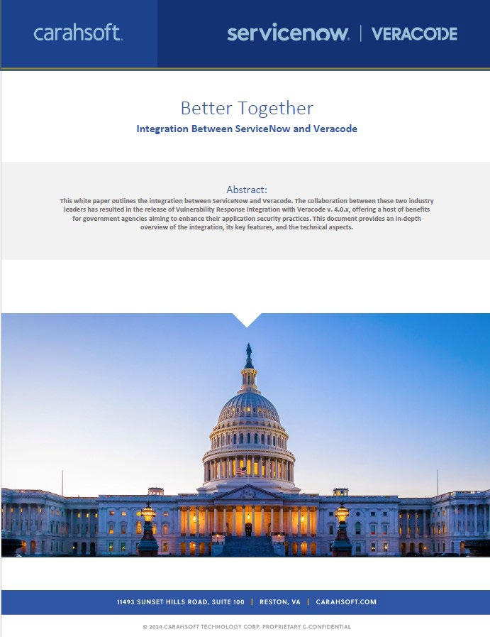 Better Together: Integration Between Veracode & ServiceNow