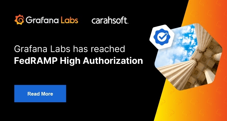 Grafana Labs has reached FedRAMP High Authorization