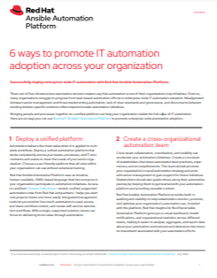 6 Ways to Promote IT Automation Adoption Across your Organization