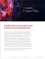 4 AI Quick Hits for Enterprise Search Applications