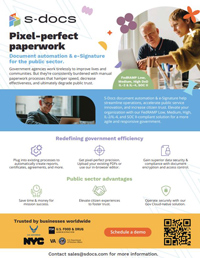 Pixel-Perfect Paperwork: Document Automation & e-Signature for the Public Sector