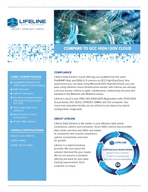 Compare to GCC High/Gov Cloud