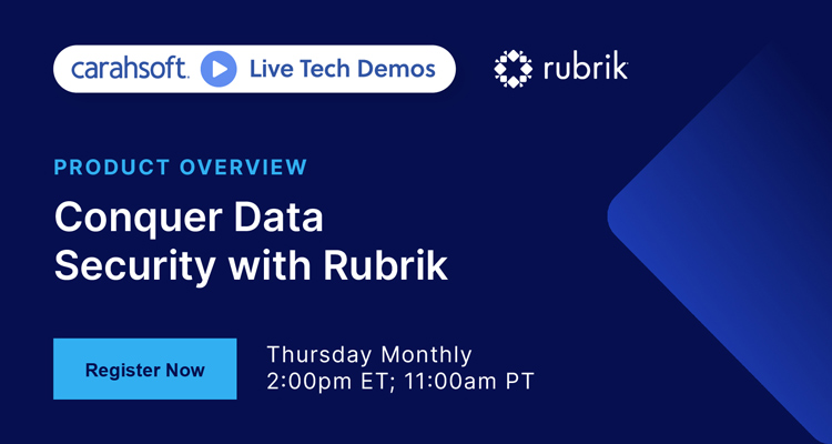 Large Rotating Banner Rubrik Weekly Demos 2024