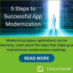 evolveware's 5 steps to successful app modernization