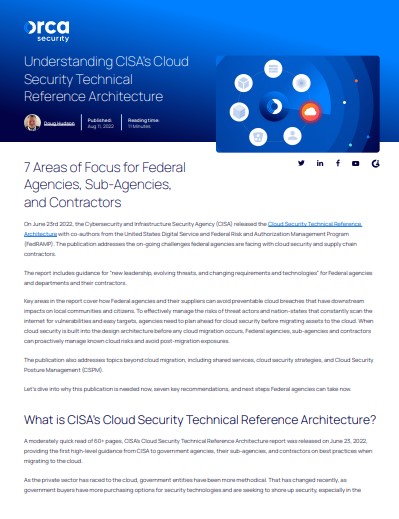 CISA Cloud Architecture Brief