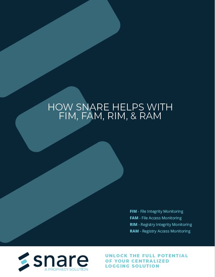 How Snare Helps with FIM, FAM, RIM & RAM