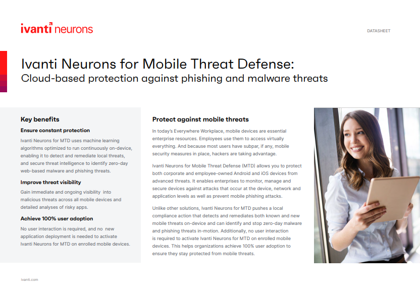 Ivanti Neurons for Mobile Threat Defense