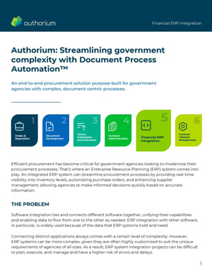 Authorium Financial ERP Integration