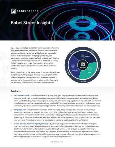 Babel Street Insights