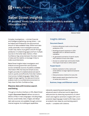 Babel Street Insights