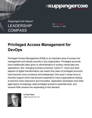 KupperingCole Report Leadership Compass: Privileged Access Management for DevOps