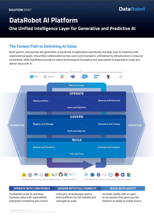 DataRobot AI Platform