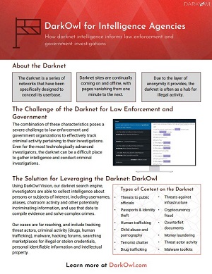 DarkOwl Darknet Data for Intelligence Agencies