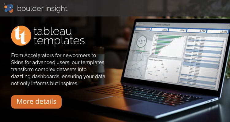 Download and read this product brief to learn about Tableau templates from Boulder Insight