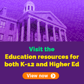 visit the education resources for both k-12 and higher ed