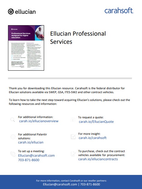 Ellucian Professional Services