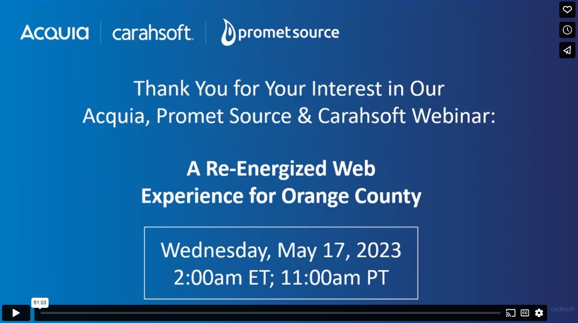 A Re-Energized Web Experience for Orange County
