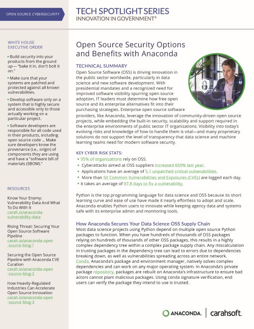 Tech Spotlight: Open Source Security Options and Benefits with Anaconda