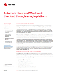 Automate Linux and Windows in Cloud Through a Single Platform