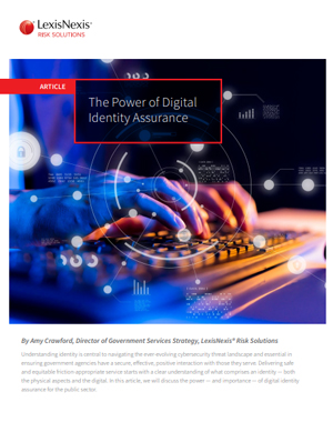 The Power of Digital Identity Assurance
