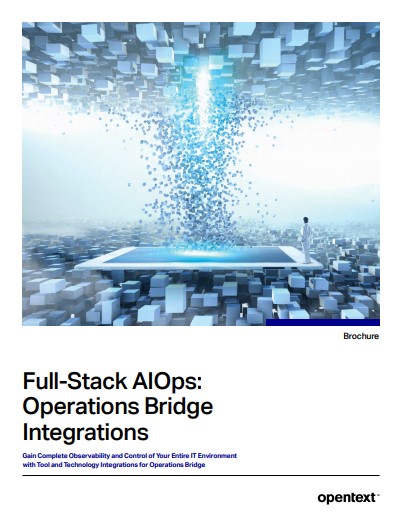 Full-Stack AIOps: Operations Bridge Integrations